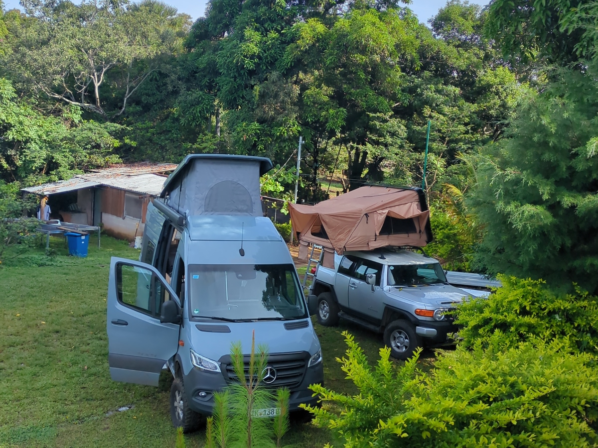 Camping at Comasagua